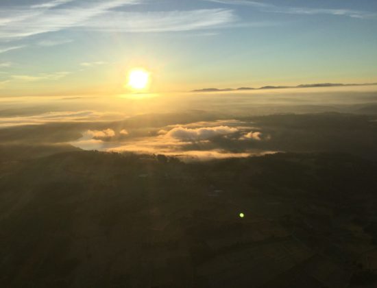 Paseo en Globo en Ribeira Sacra